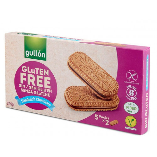 بسكويت بحشوة الشوكولاتة خالي من الجلوتين 225جم جولدن بسكويت بحشوة الشوكولاتة خالي من الجلوتين 225جم جولدن