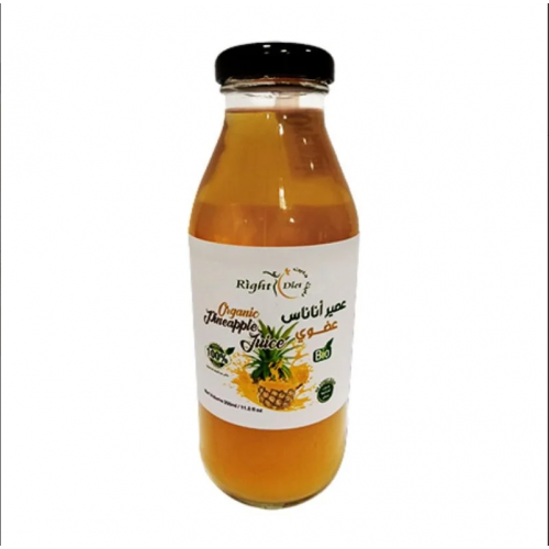 عصير اناناس خالي الجلوتين عضوي 350 مل - رايت دايت عصير اناناس خالي الجلوتين عضوي 350 مل - رايت دايت