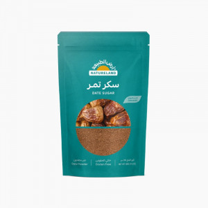 سكر تمر خالي من الجلوتين عضوي 500 جرام - أرض الطبيعة