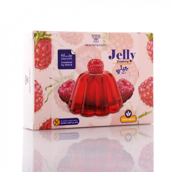 جيلي توت محلاة بالاستيفا خالي من الجلوتين جيلي توت محلاة بالاستيفا خالي من الجلوتين