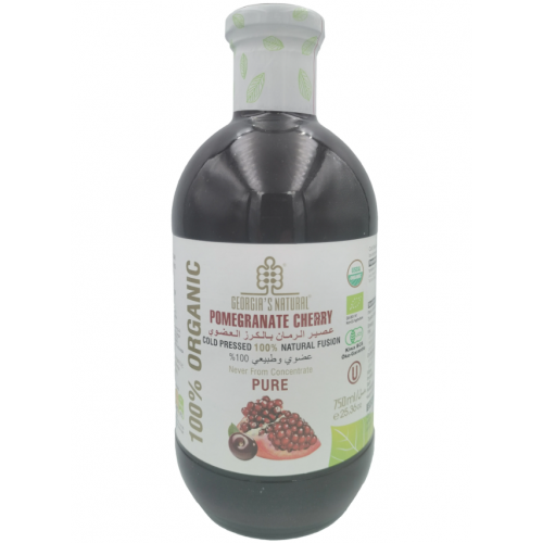 عصير الرمان بالكرز العضوي 750 مل عصير الرمان بالكرز العضوي 750 مل