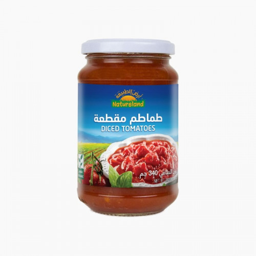 طماطم مقطعة عضوية 340جم ارض الطبيعة طماطم مقطعة عضوية 340جم ارض الطبيعة