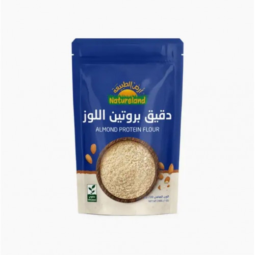 دقيق بروتين اللوز عضوي 200 جرام - ارض الطبيعة دقيق بروتين اللوز عضوي 200 جرام - ارض الطبيعة