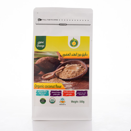 دقيق جوز الهند خالي من الجلوتين عضوي 500جم القمم الوطنية دقيق جوز الهند خالي من الجلوتين عضوي 500جم القمم الوطنية