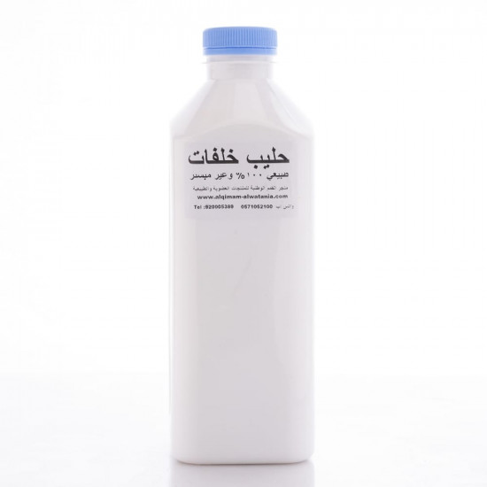 حليب خلفات 1 لتر  طبيعي 100٪؜