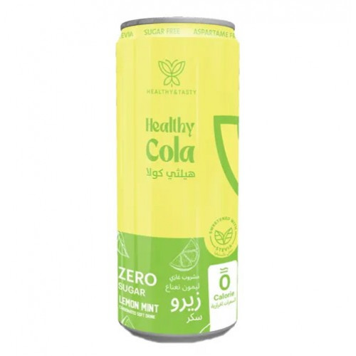 هيلثي كولا مشروب غازي ليمون نعناع 250مل خالي من السكر من هيلثي اند تيستي هيلثي كولا مشروب غازي ليمون نعناع 250مل خالي من السكر من هيلثي اند تيستي