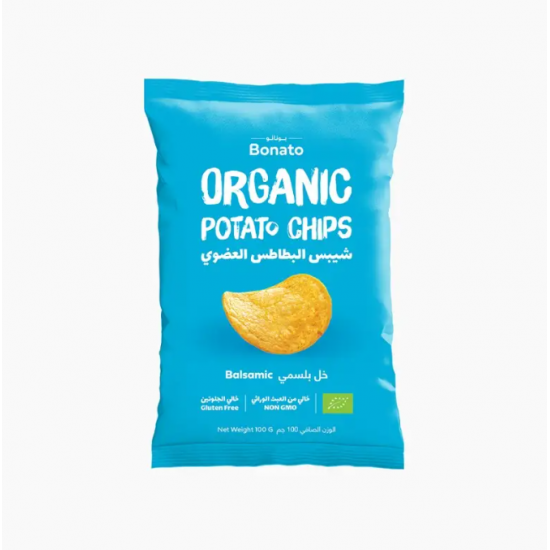 شيبس البطاطس العضوي خل بلسميك 100 جم بوناتو 