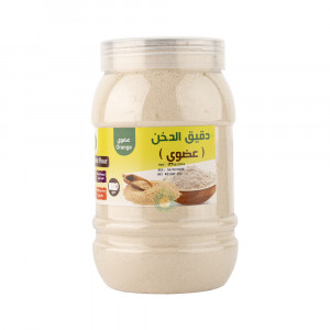 دقيق الدخن اللؤلؤي البلدي العضوي 1 كجم القمم الوطنية 