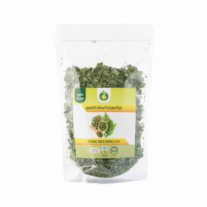  ورق المورينجا  العضوي المجفف 50 جم القمم الوطنية