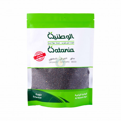 بذور الخردل العضوية 250جم الوطنية بذور الخردل العضوية 250جم الوطنية
