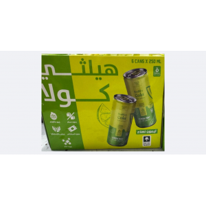 هيلثي كولا ليمون نعناع كرتون 6 حبة *250مل هيلثي اند تيستي 