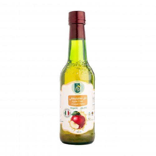 خل تفاح ايطالي عضوي 300مل النحل الجوال