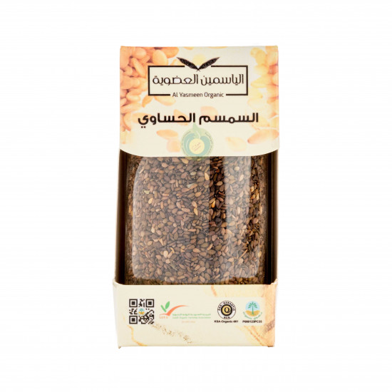 السمسم الحساوي 130جم مزرعة الياسمين العضوية السمسم الحساوي 130جم مزرعة الياسمين العضوية
