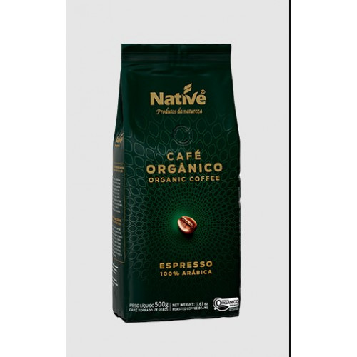 حبوب قهوه محمص عضوي 500جم ابازير 