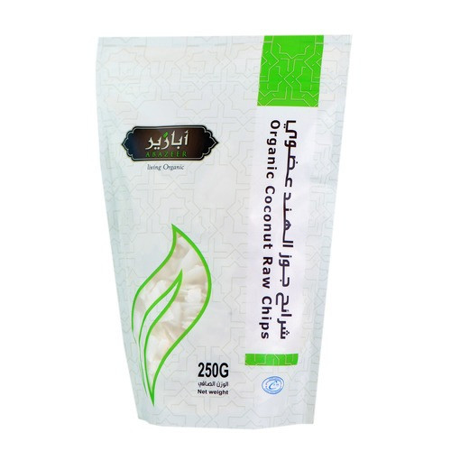 شرائح جوز الهند عضوي 250 جم ابازير