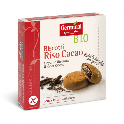 جيرمنال بسكويت الارز المحشو بكريمة الكاكاو العضوي خالي من الغلوتين جيرمنال بسكويت الارز المحشو بكريمة الكاكاو العضوي خالي من الغلوتين