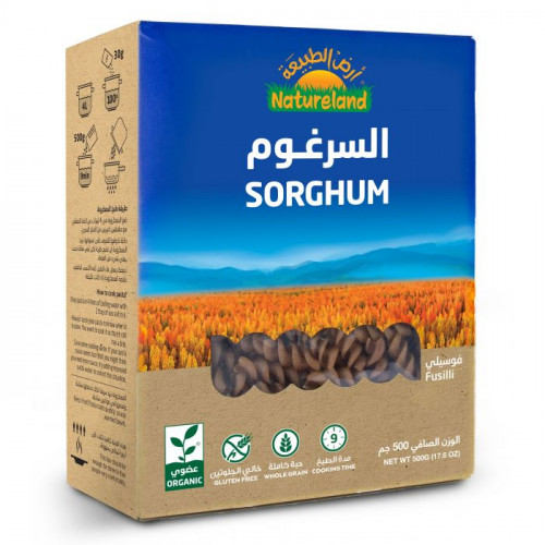 معكرونة السرغوم- فوسيلي 500جم عضوي معكرونة السرغوم- فوسيلي 500جم عضوي