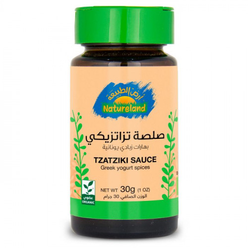 صلصة تزاتزيكي 30جم عضوي ارض الطبيعة