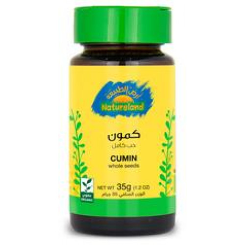 كمون حب عضوي 35جم أرض الطبيعه كمون حب عضوي 35جم أرض الطبيعه