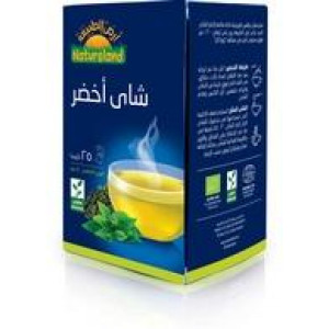 شاي اخضر 50جم عضوى ارض الطبيعة