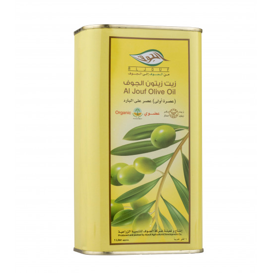 زيت زيتون عضوي الجوف تنك 1 لتر زيت زيتون عضوي الجوف تنك 1 لتر