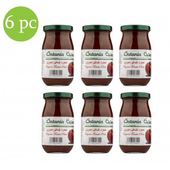 معجون طماطم عضوي الوطنية 260 جم 6 علب