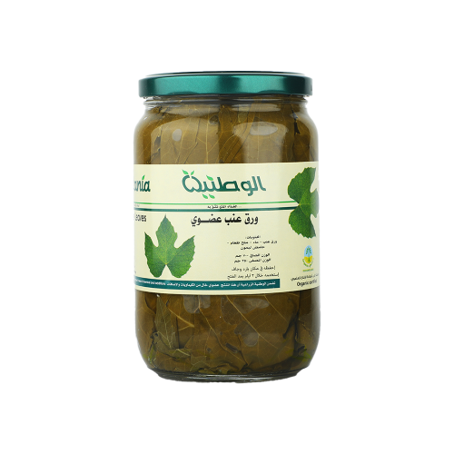 مخلل ورق عنب 350 جم عضوي الوطنية مخلل ورق عنب 350 جم عضوي الوطنية