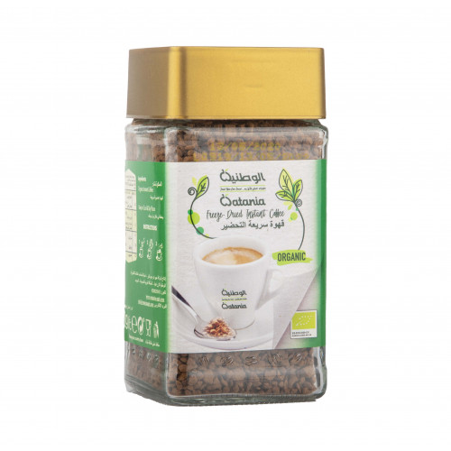 قهوة عضوية سريعة التحضير 50 جم الوطنية قهوة عضوية سريعة التحضير 50 جم الوطنية
