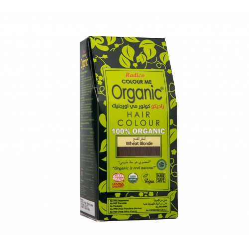 صبغة شعر عضوية أشقر القمح - 100 غرام من راديكو صبغة شعر عضوية أشقر القمح - 100 غرام من راديكو