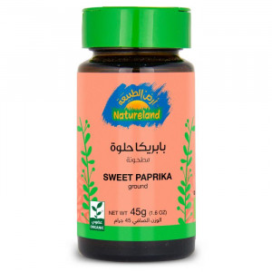 بابريكا حلوة 45جم عضوي ارض الطبيعة