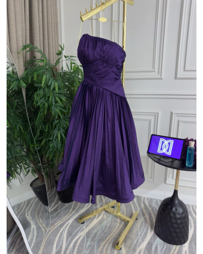 فستان سهرة ميكادو باللون البنفسجي