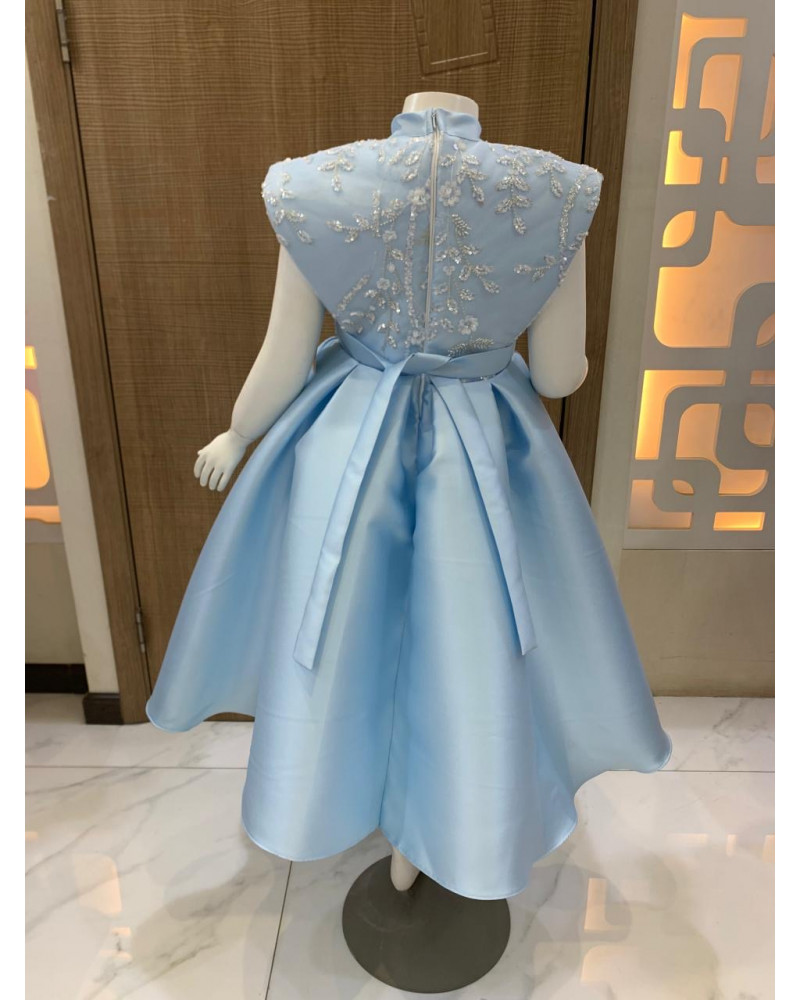 فستان بناتي سهرة 4 الوان بتصميم منفوش وتطريز ناعم - M3604 فستان بناتي سهرة 4 الوان بتصميم منفوش وتطريز ناعم - M3604