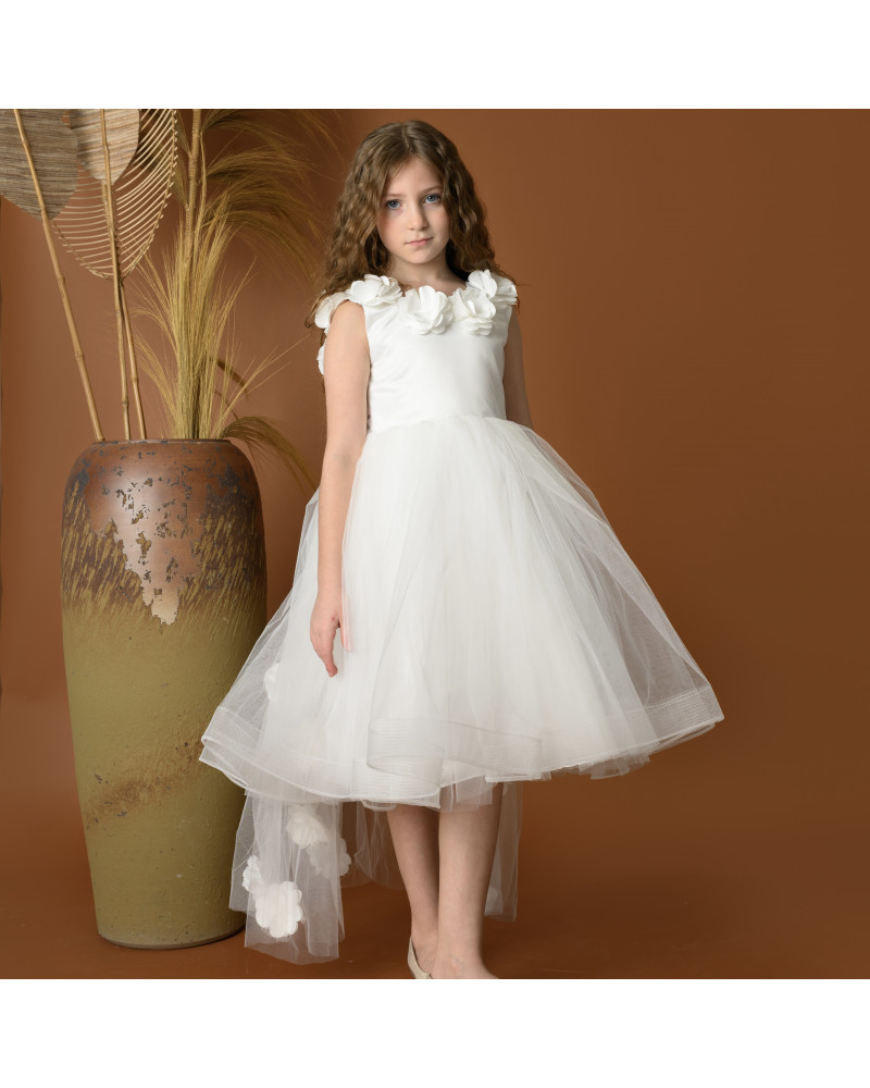 فستان بناتي سهرة ورد - M3574 فستان بناتي سهرة ورد - M3574