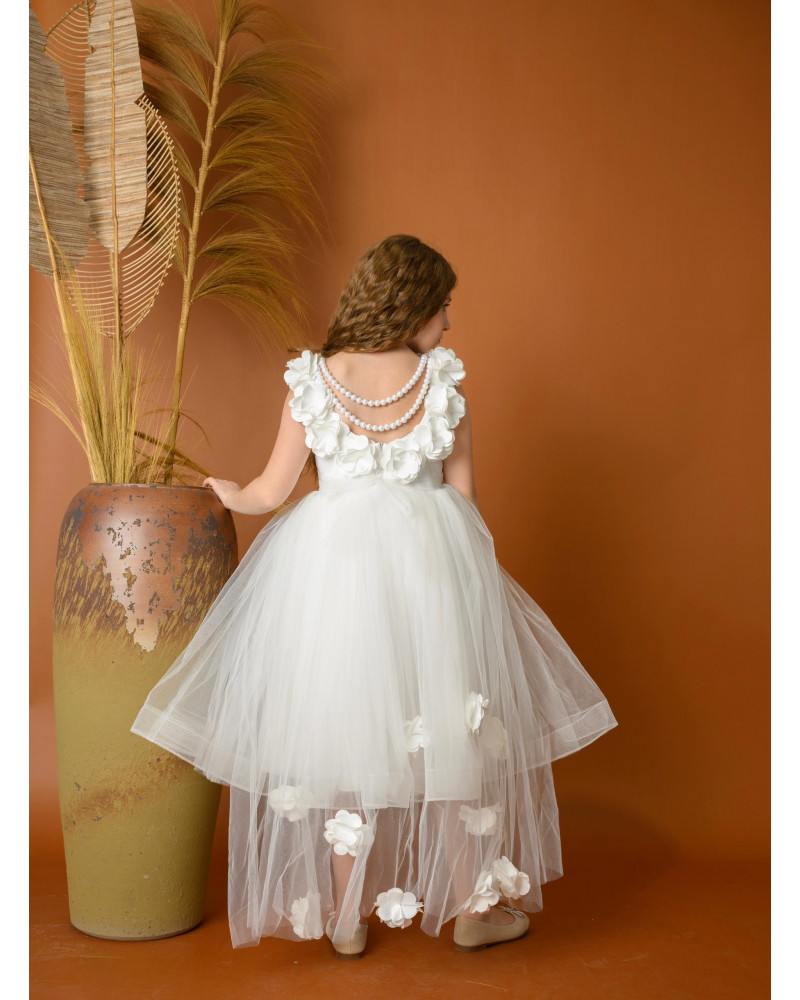 فستان بناتي سهرة ورد - M3574 فستان بناتي سهرة ورد - M3574