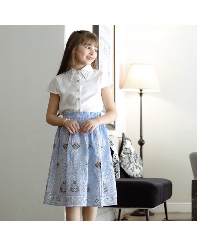 تيور بناتي بتطريز ولمسات ساحرة  - Mk2501003