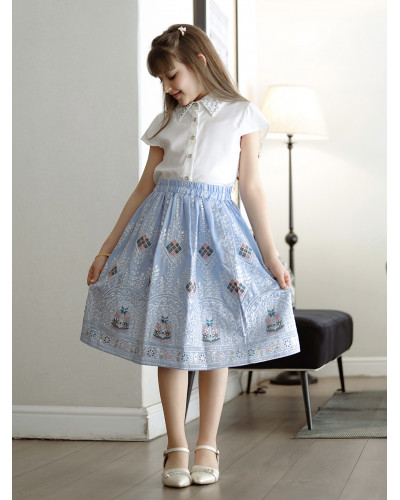 تيور بناتي بتطريز ولمسات ساحرة  - Mk2501003