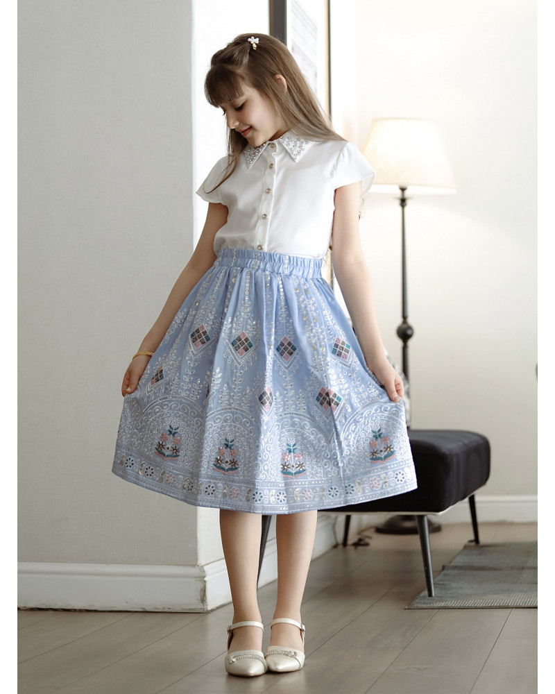 تيور بناتي بتطريز ولمسات ساحرة - Mk2501003 تيور بناتي بتطريز ولمسات ساحرة - Mk2501003