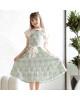 فستان بناتي بتطريز ورق الشجر - Mk2501001 فستان بناتي بتطريز ورق الشجر - Mk2501001
