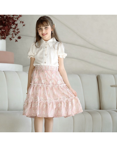 تيور بناتي بتطريز ورق الشجر - Mk2501002 تيور بناتي بتطريز ورق الشجر - Mk2501002