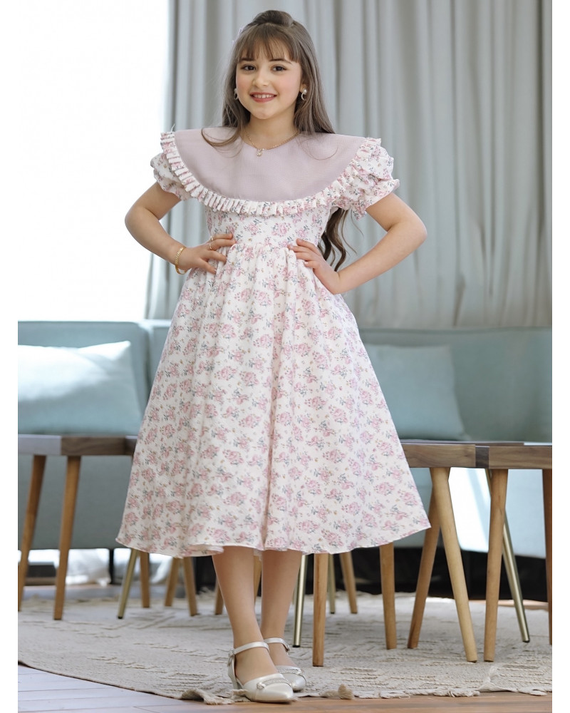 فستان بناتي سبور دلعه - 909 فستان بناتي سبور دلعه - 909