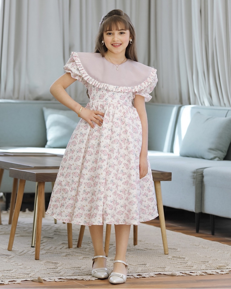 فستان بناتي سبور دلعه - 909 فستان بناتي سبور دلعه - 909