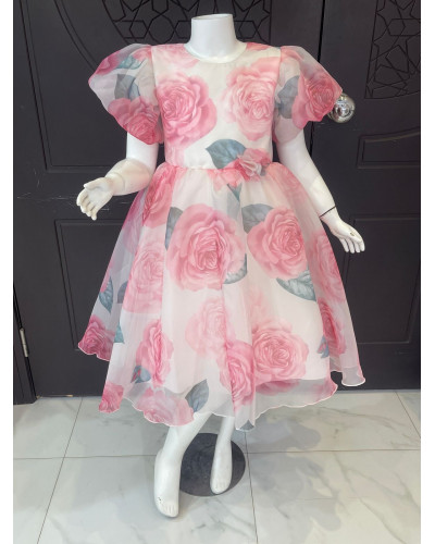 فستان بناتي  ورود - m3686
