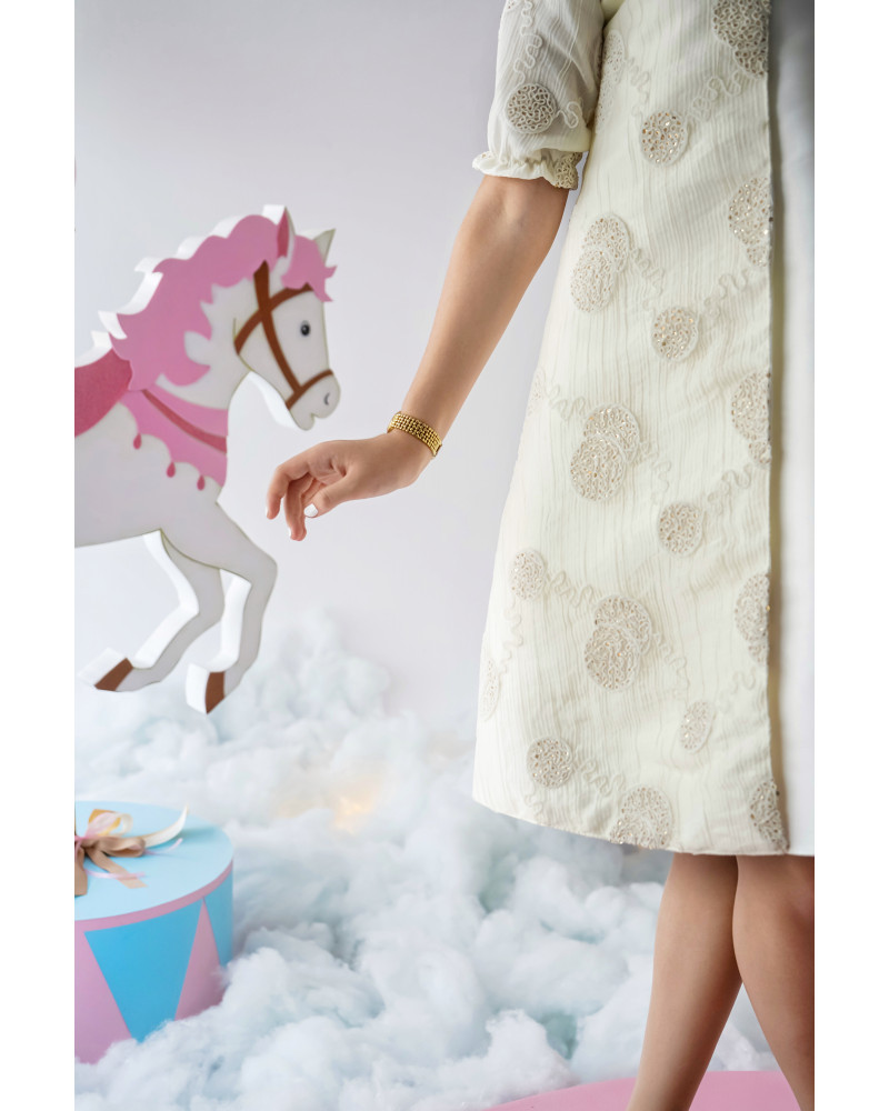 فستان بناتي قطعتين جاكيت - 952 فستان بناتي قطعتين جاكيت - 952