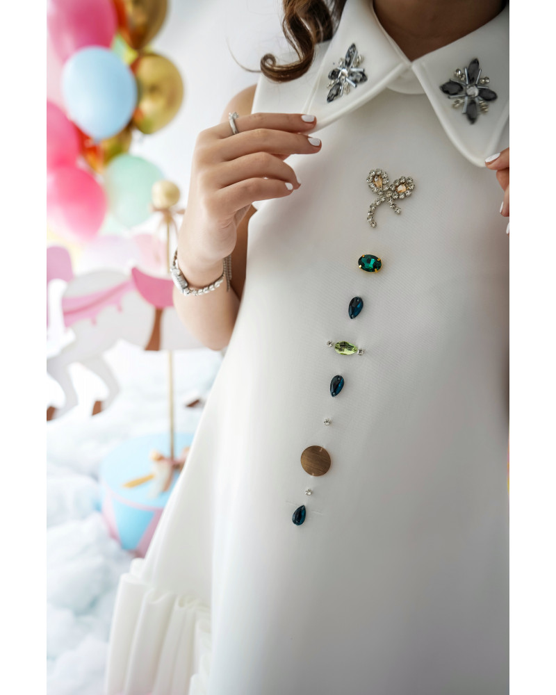 فستان أميرات لندن لمسة كلاسيكية راقية بـلونين - M3721