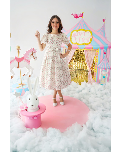 فستان بناتي مورد بالزهور سحر الإطلالة الريفية - 1000 فستان بناتي مورد بالزهور سحر الإطلالة الريفية - 1000