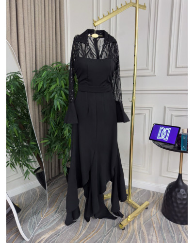 فستان باربي تل مطرز فستان باربي تل مطرز