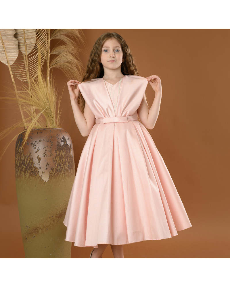 فستان بناتي سهرة 4 الوان منفوش فستان بناتي سهرة 4 الوان منفوش