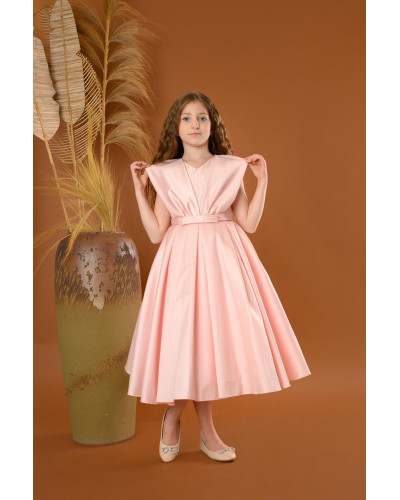 فستان بناتي سهرة 4 الوان منفوش فستان بناتي سهرة 4 الوان منفوش