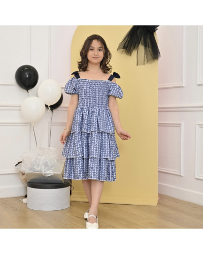 فستان بناتي طبقات - Mk23017 فستان بناتي طبقات - Mk23017