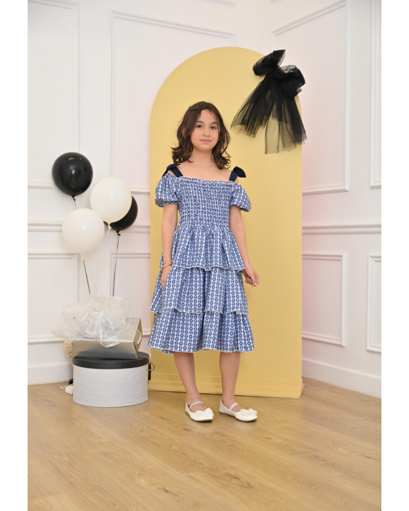 فستان بناتي طبقات - Mk23017 فستان بناتي طبقات - Mk23017